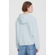 VOLCOM Women's Stone Soft Light Blue Acid Sweatshirt