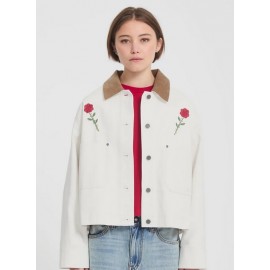 Veste Femme VOLCOM Fa Micket Mason Off White