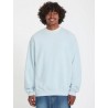 Sweat Homme VOLCOM Single Stone Crew Light Blue Acid