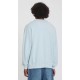 VOLCOM Men's Single Stone Crew Neck Sweatshirt, Light Blue Acid