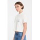 Tee Shirt Femme VOLCOM Pocket Dial Vintage White