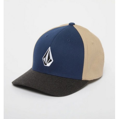 Casquette VOLCOM Full Stone Heather Flexfit Dust Bowl Indigo