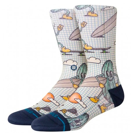 Chaussettes STANCE Feeling Pickled Crew Cream