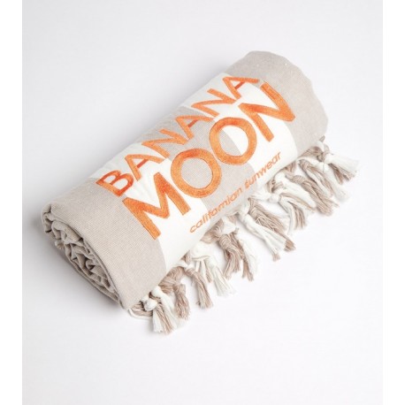 Serviette De Plage Fouta BANANA MOON Aissia Sable
