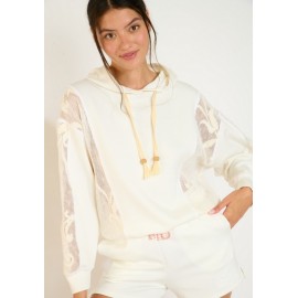 BANANA MOON Women's Sweatshirt, Drex Baymesh Cream