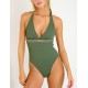 Banana Moon Rosae Marany Khaki One-Piece Swimsuit