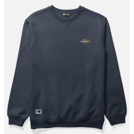 Men's Salty Crew Worn In Crew Navy Sweatshirt
