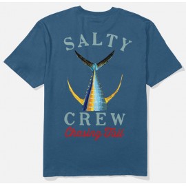 Tee Shirt Homme SALTY CREW Tailed Cast Blue
