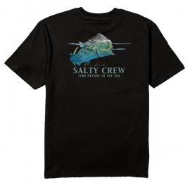 Men's SALTY CREW Mahi Surface Black T-Shirt