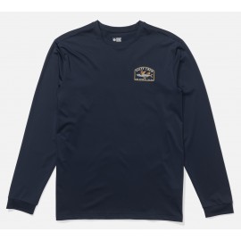 Lycra Manche Longue Salty Crew Fly Home Sunshirt Navy