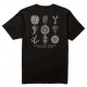 Tee Shirt Homme SALTY CREW Coral Head Black