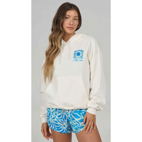 Sweat Femme SALTY CREW Sunblock Off White