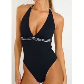 Maillot de Bain 1 Pièce Banana Moon Rosae Marany Noir