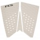 FCS T-3 Fish ECO White/Cool Grey Surf Pad