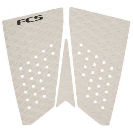 FCS T-3 Fish ECO White/Cool Grey Surf Pad
