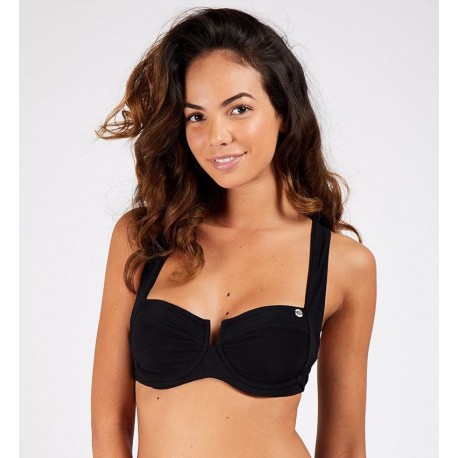 Haut de Maillot de Bain BANANA MOON Balco Bonnet D Noir