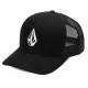 Volcom Full Stone Cheese Black Trucker Cap