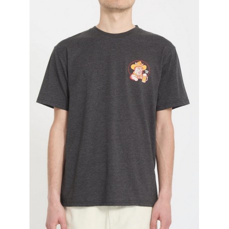 Tee Shirt Homme VOLCOM Meowdy Heather Black