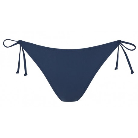BARTS Solid Tanga Bikini Bottoms, Navy