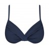 Haut de Maillot de Bain BARTS Solid Underwire Navy Bonnet C/D