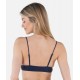 BARTS Solid Bralette Bikini Top, Navy