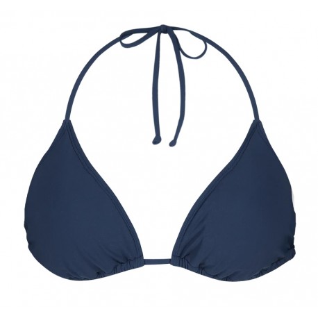 BARTS Solid Triangle Bikini Top, Navy