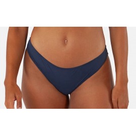 BARTS Solid High Leg Briefs Navy Bikini Bottoms