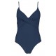 BARTS Solid Shaping Navy One-Piece Swimsuit