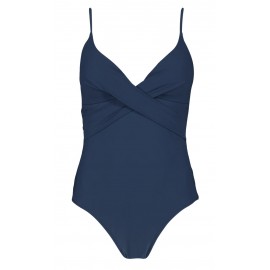 BARTS Solid Shaping Navy One-Piece Swimsuit