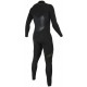 Wetsuit Sooruz Men Fighter Chest Zip 4/3mm Black
