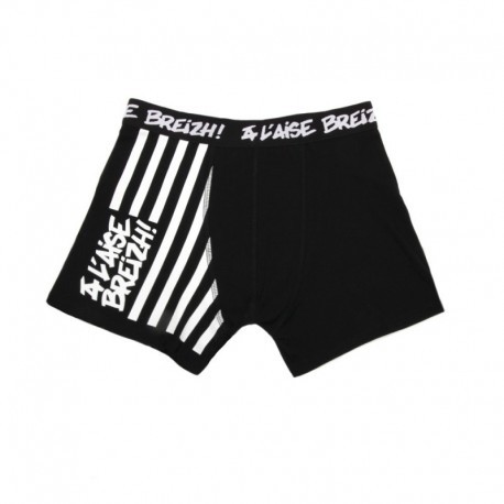 Boxer Homme A L'Aise Breizh Syrian Drapeau Noir