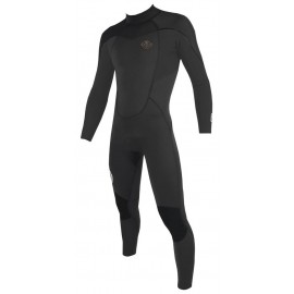 Combinaison Sooruz Homme Fly+ Back Zip 4/3mm Black