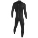 Combinaison Sooruz Homme Fly+ Back Zip 4/3mm Black