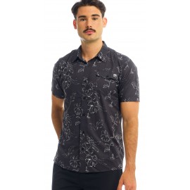 SUN PROJECT Men's Lightweight Nightstroll Shirt, Black