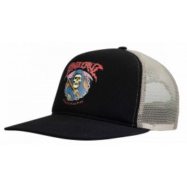 Santa Cruz Out Of Time Meshback Cap Black Stone Grey