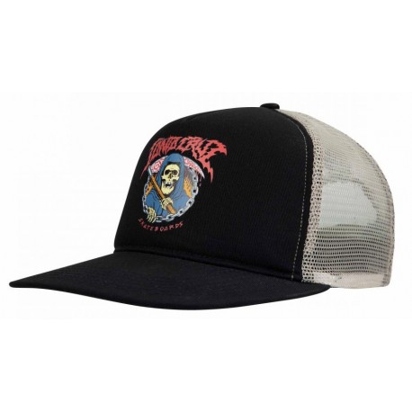 Casquette Santa Cruz Out Of Time Meshback Black Stone Grey