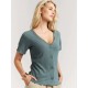 PROTEST Women's PrtOval Top in Laurel Green