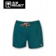 Men's SUN PROJECT Boardshorts, Emerald Green with Fluorescent Cord