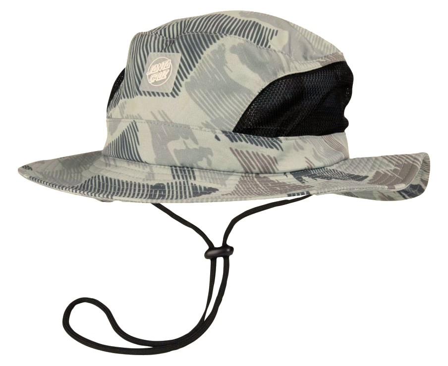 Santa Cruz Boonie Hat Woddcut Camo - Breizh Rider