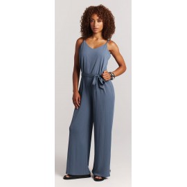 PROTEST Women's PRTFrieda Empire Blue Jumpsuit