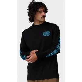 Tee Shirt Manches Longues Santa Cruz Mono Vertigo Black