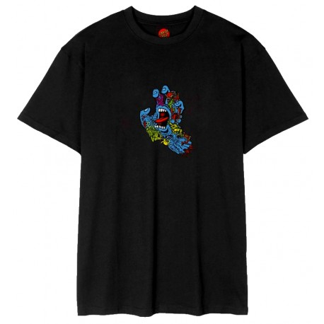 Tee Shirt Santa Cruz Roskopp Screaming Five Black