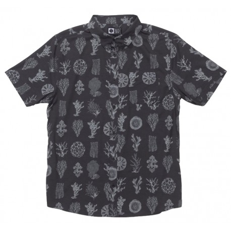 Salty Crew Breezer Perf Button Up Phantom Men's Shirt