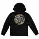 Santa Cruz Youth Stamped Opus Camo Black Hood Sweatshirt