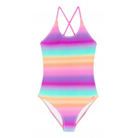 PROTEST PRTRainbow JR One-Piece Swimsuit - Shocking Orange