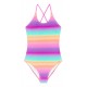 PROTEST PRTRainbow JR One-Piece Swimsuit - Shocking Orange