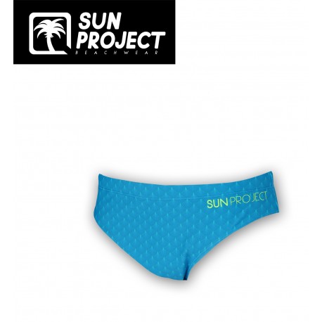 Maillot De Bain Slip Homme SUN PROJECT Softshells Bleu