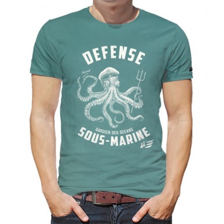 Men's T-Shirt Stered Underwater Defense Emerald