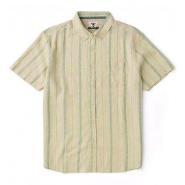 VISSLA Men's Lost Coast Vintage White Shirt