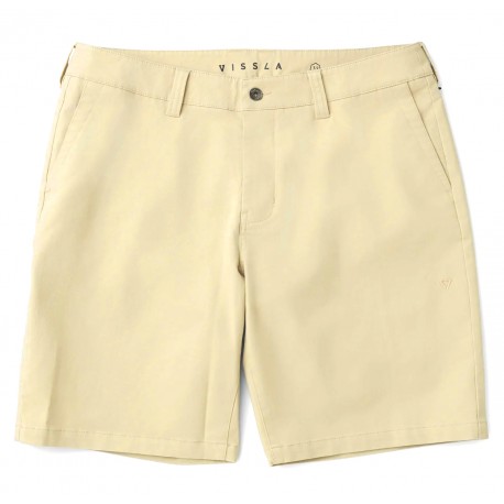 Men's VISSLA Coast Drifter 21" Bermuda Shorts - Sand